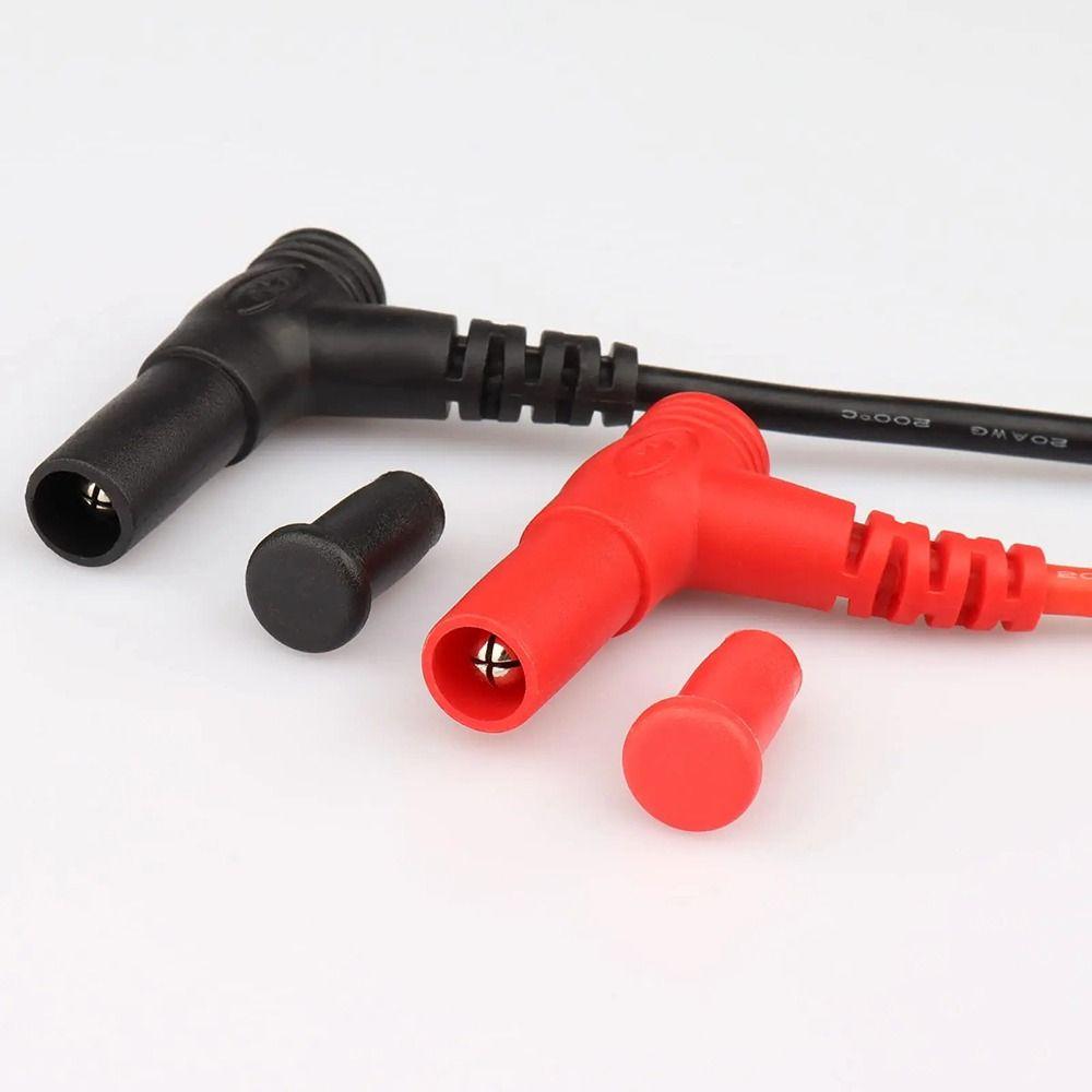 1 Paar 1000 V 20 A Sondenmessleitung Weiche Silikondrahtkabel Stiftspitze für Digitalmultimeter