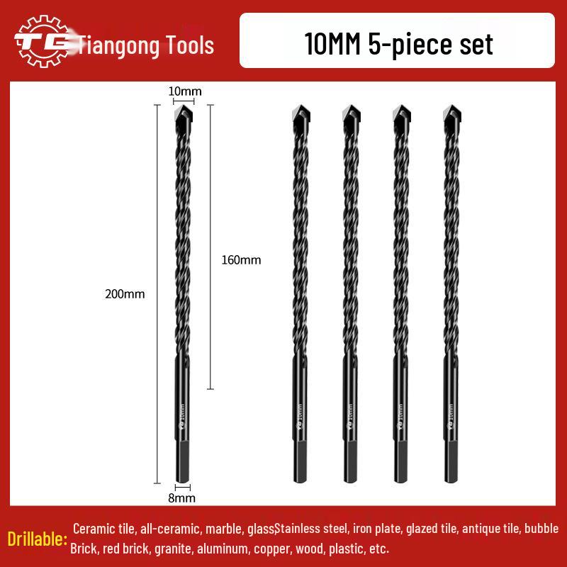 Tiangong Triangular Alloy Tile & Concrete Drill Bit
