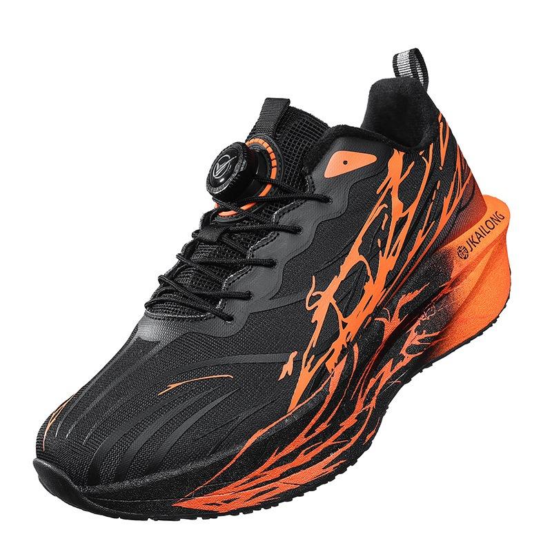 Winter Shock-absorbing Running Shoes Fluorescent Soft Soled Sports Leisure Shoes Sneakers