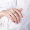 Lindon Classic Copper Zircon Ring Ladies Jewelry Wedding Promise Party Gift