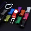 Magnetic Marker Golf Divot Repair Tool Pop-up Button Golf Repair Fork Golf Accessories