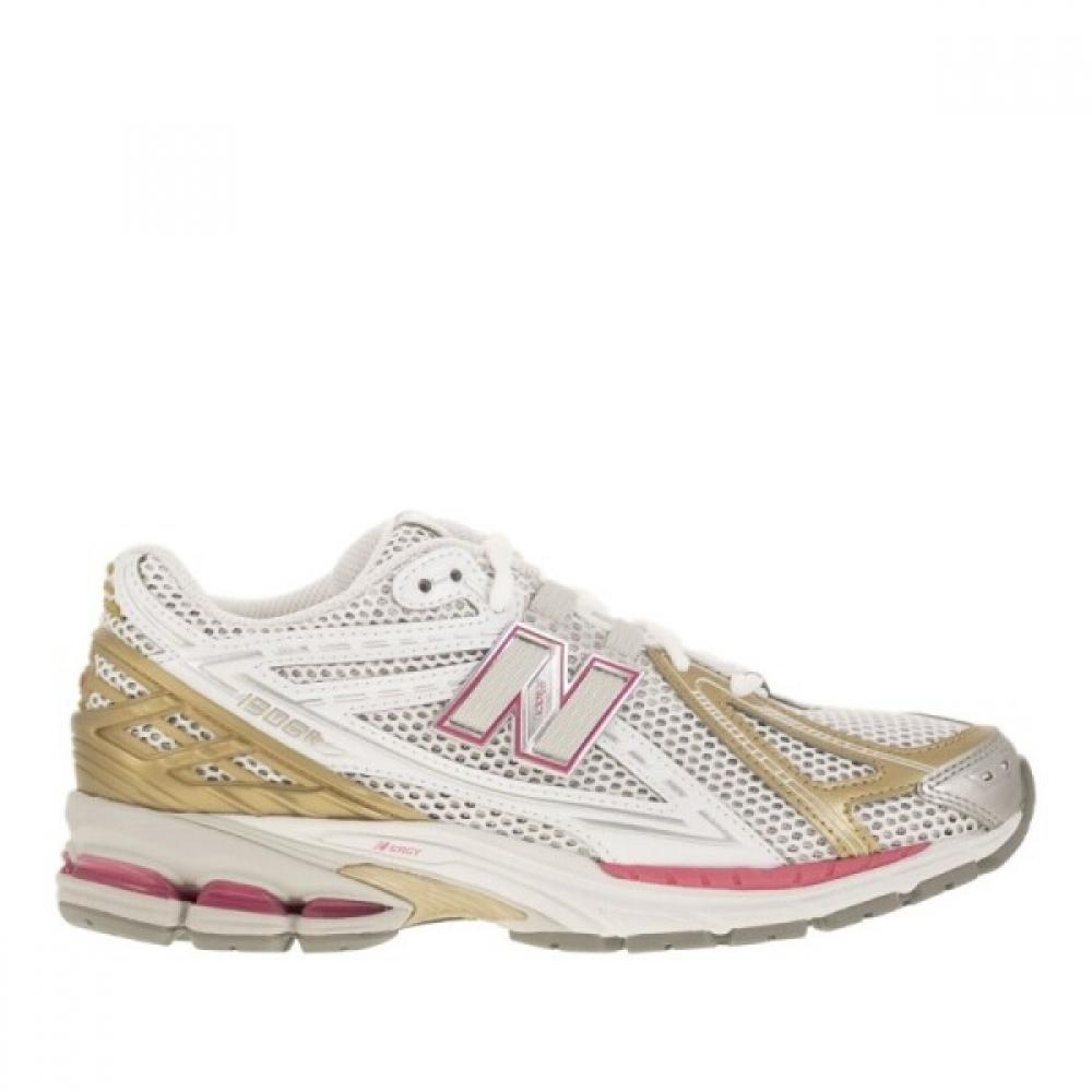 

New Balance White And Gold Mesh Cushioning Sneakers U1906 Rch US5