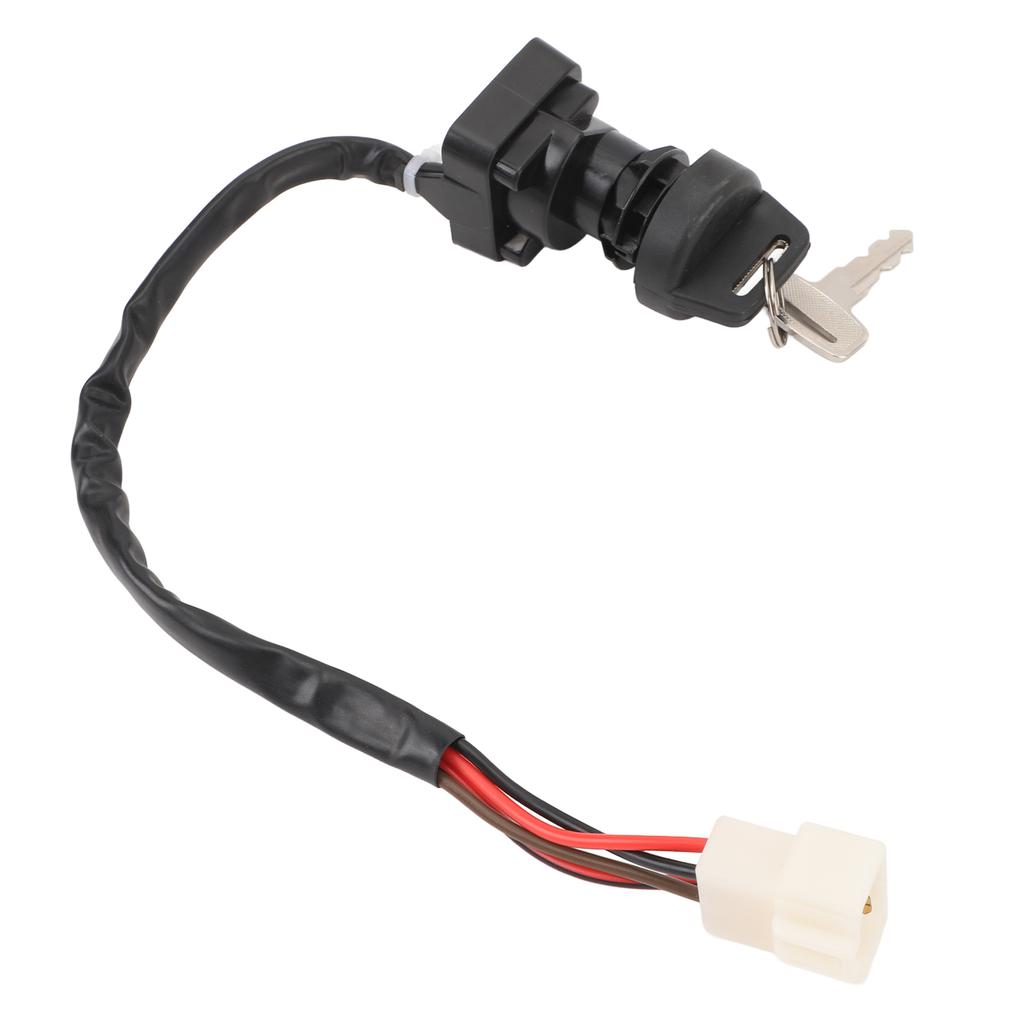 Ignition Key Switch 4 Wires Long Lifespan Smooth Performance Replacement for Polaris Trail Blazer 250 1999