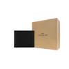 New COACH Cross Grain Leather Wallet Mini Men's Black CR899-BLK