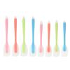 Silicone Cake Scraper Translucent Non-Stick Cake Cream Spatula Kitchen Cooking Pastry Scraper Mold Brush Tool Baking Accessories
