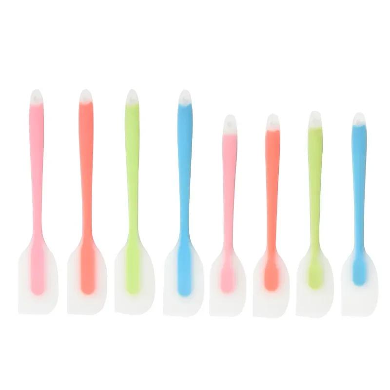 Silicone Cake Scraper Translucent Non-Stick Cake Cream Spatula Kitchen Cooking Pastry Scraper Mold Brush Tool Baking Accessories
