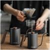 MHW-3BOMBER Hand Brewing Pot Planet Hand Brewing Coffee Pot Solid Wood Handle Stainless Steel Fine Mouth Pot