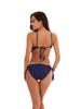 Women's Fashion Sexy One Piece Padded Hollow Out Lace Bikini Swimsuit Solid Tie Side Monokini Backless Hot Spring Swimwear Lace Up Back Bathing Suit