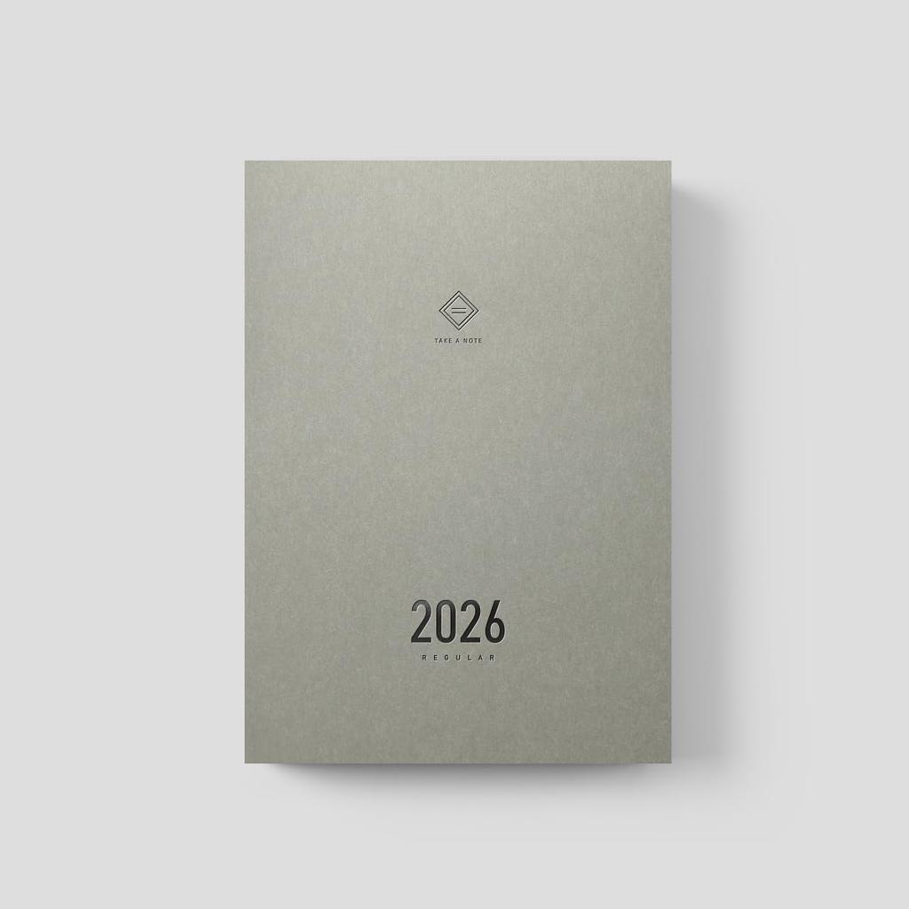 TAKE A NOTE 2026 REGULAR PLANNER A5 - ENGLISH Ver.