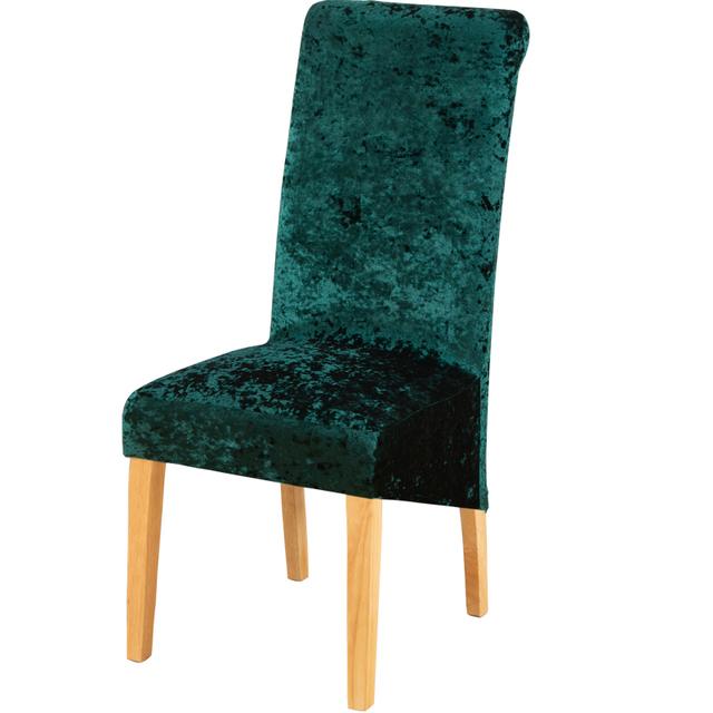 Potah na židli s vysokým opěradlem, velikost XL, zlatý lesklý samet, strečový, ochranné potahy na židli, jídelna, svatební hostina, spandexová látka, pouzdro pro domácí dekoraci