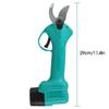 Electric Cordless Pruner Lithium-ion Pruning Shear Efficient Electric Scissors Bonsai Tree Branches Garden Tools Green / Red