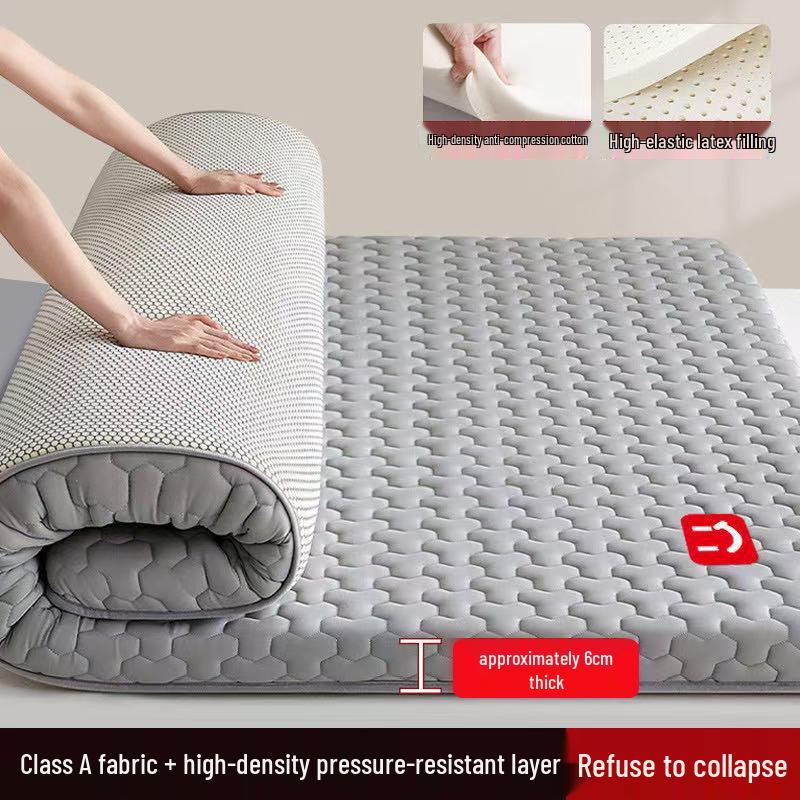 Class A Latex Mattress Topper: Soft, Thickened Tatami Pad for Dorm and Rental Rooms