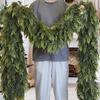 Christmas Garland Artificial Pine Garland for Outdoor or Indoor Home Garden Green Fireplaces Holiday Party Decorations