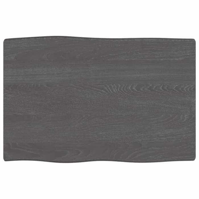 VidaXL Dessus de table bois chêne massif traité bordure assortie 363995