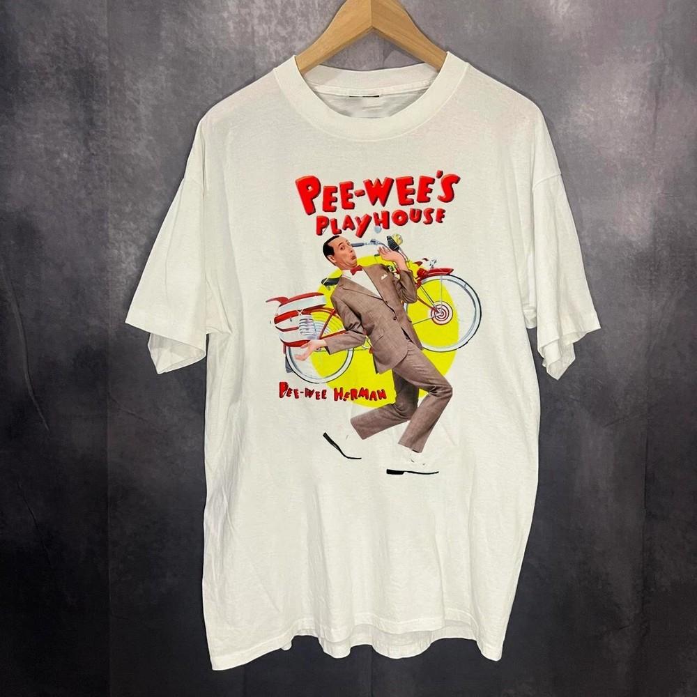 Pee wee herman Pee Wee#039;s Playhouse Fun Unisex Cotton TShirt  KK1731 Unisex T-Shirt L