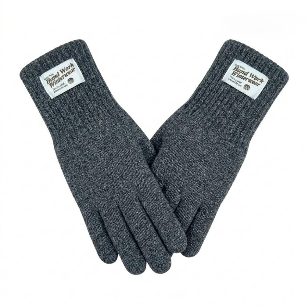 Unisex Warm Gloves Elastic Cuff Winter Gloves Fashionable Knitted Gloves Winter