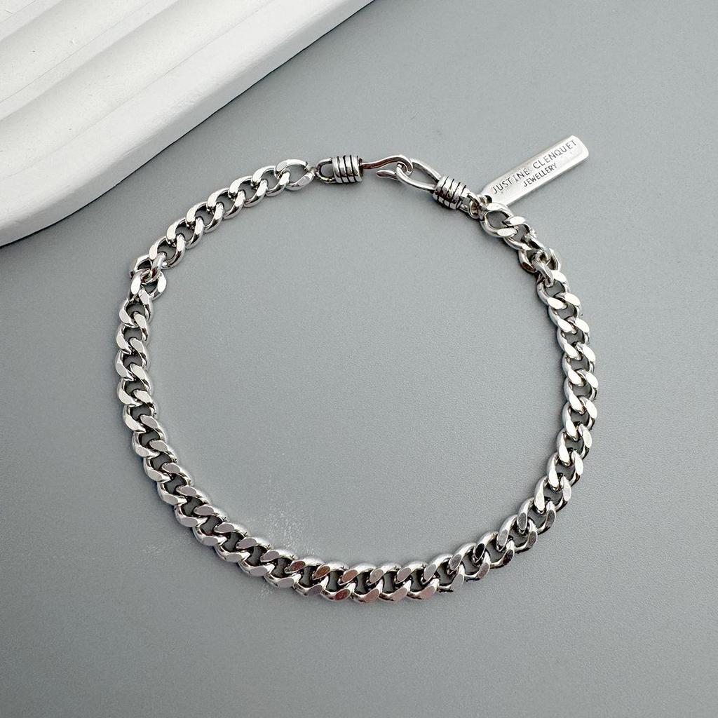 S925 Sterling Silver Korean Style Women's Bracelet - Perfect for Couples and Birthday Gifts
