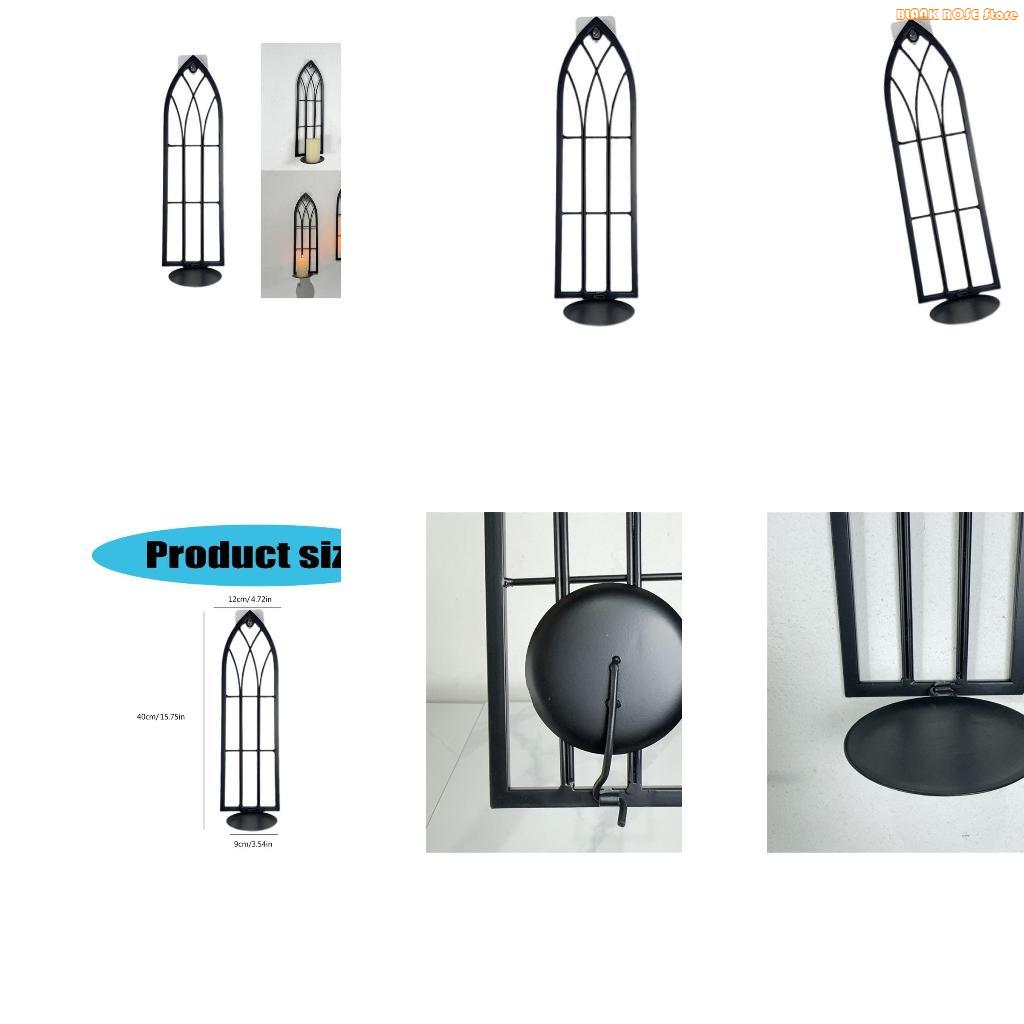 

K1AE Iron Wall Mounted Holder Simple for Tealight and Pillar Holder Stand Adding Warmth to Space China Mainland