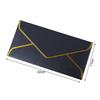 Greeting Card Envelopes Elegant Golden Border Envelope Set for Office Events 10 Pack Luxury V Flap Quick Seal for Mailing