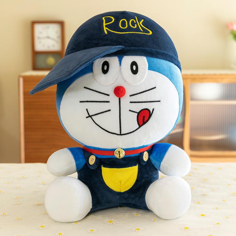 

Doraemon Plush Toy With Hood Soft Cotton For Kids Gift Smile,30 CM