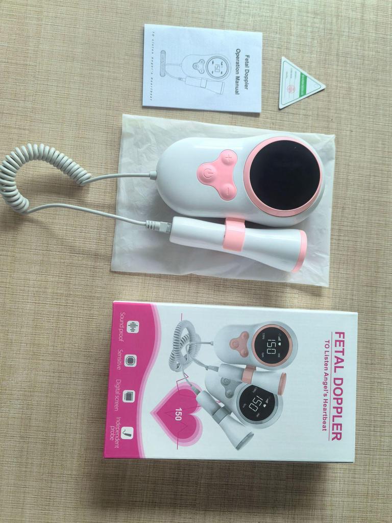Portable Fetal Doppler Heartbeat Monitor for Pregnant Women