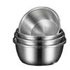 Stainless Steel Bowl Set for Washing, Cooking, and Mixing