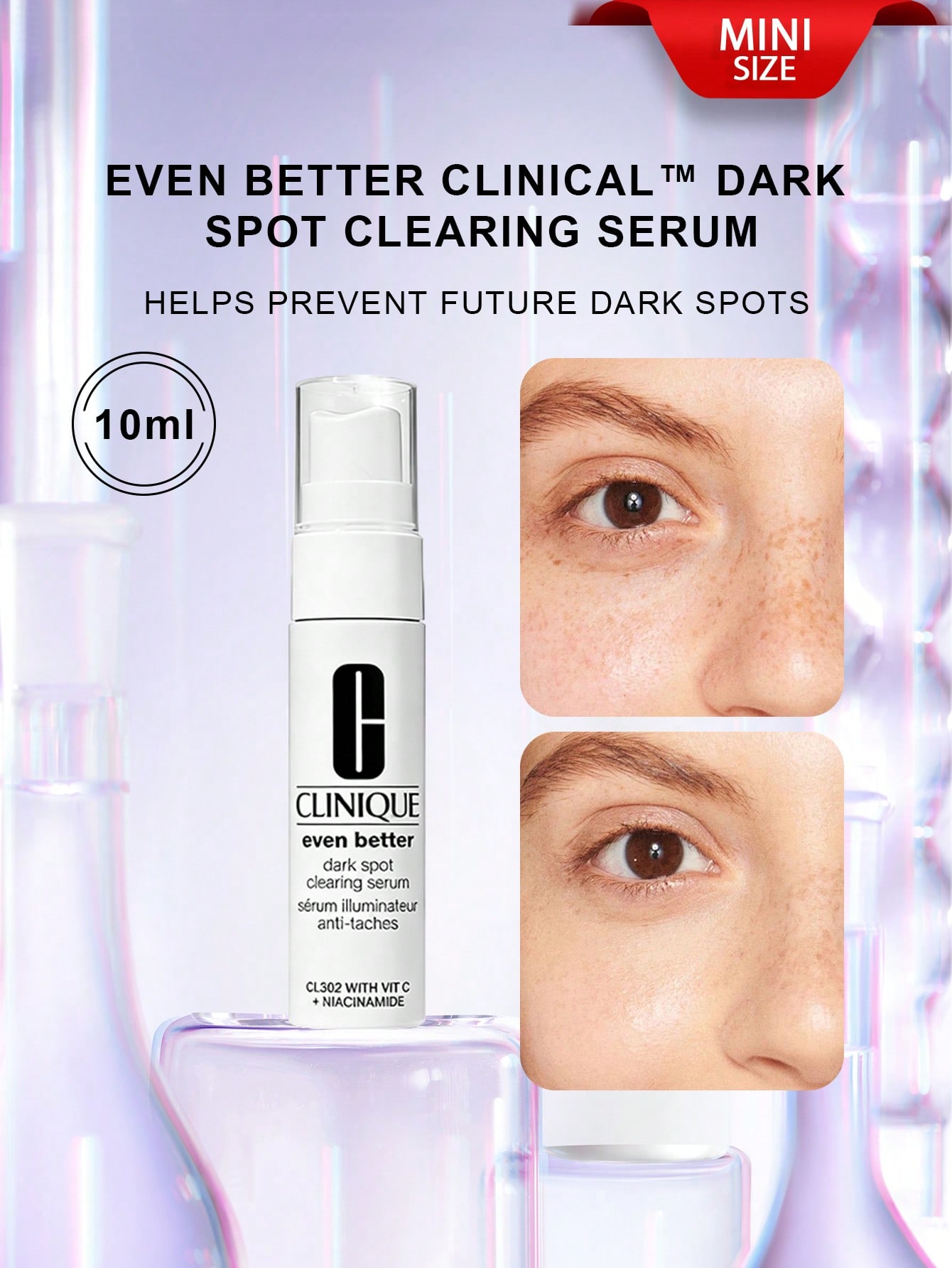 

Clinique Even Better Clinical Сыворотка для осветления кожи и уменьшения пигментных пятен 10 мл mini 10ml