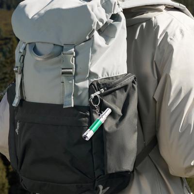 Gwizdek Latarka Brelok Mini Światło LED z Kółkiem na Klucze Kompaktowy Gwizdek Alarmowy Latarka do Outdooru Piesze Wycieczki Kemping