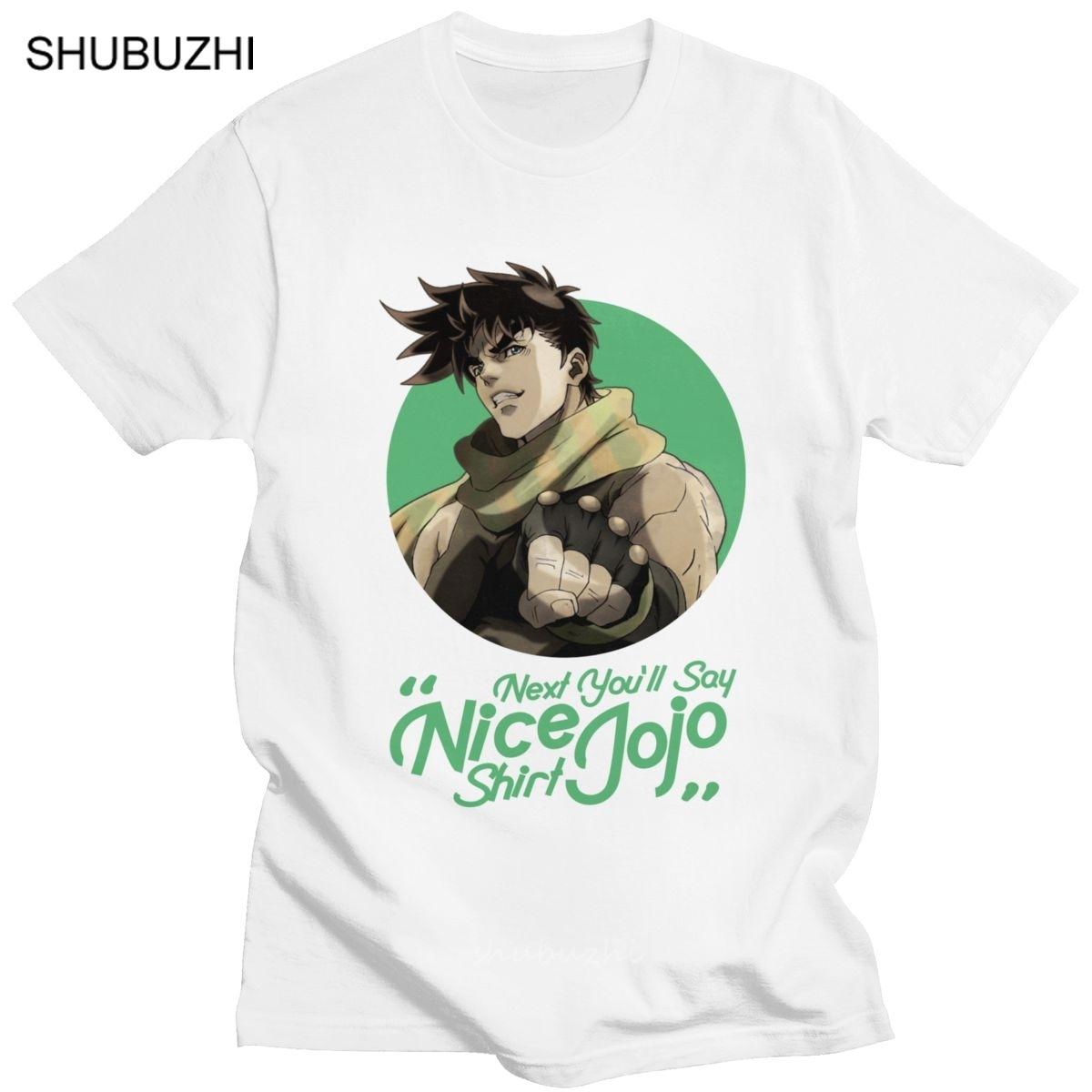 Unisexs Next Youll Say TShirt Short Sleeved Cotton Tshirt Jojos Bizarre Adventure Shirt Joseph Joestar Tee Plus Size Tops S
