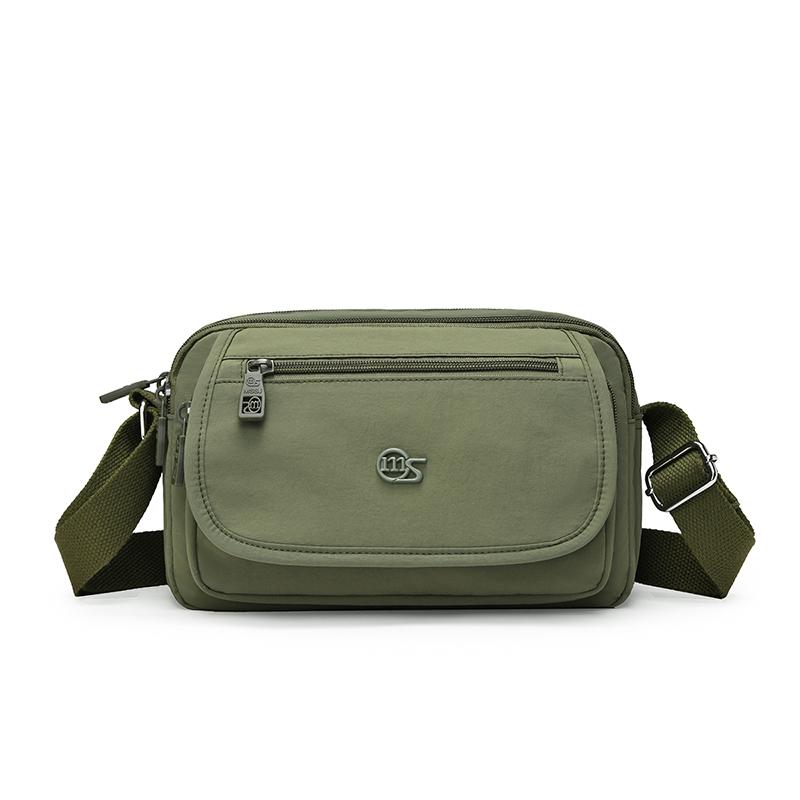 Kompaktní crossbody taška s více kapsami na zip pro muže a ženy