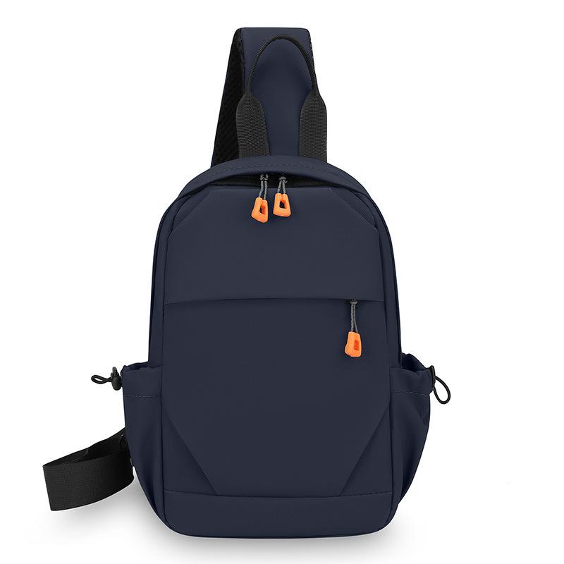 Men's Multi-functional Chest Bag, Charging Cross-body Backpack, Casual and Fashionable Single-shoulder Bag