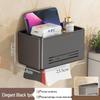 MDNG Wall-Mounted Bathroom Tissue Box with Storage