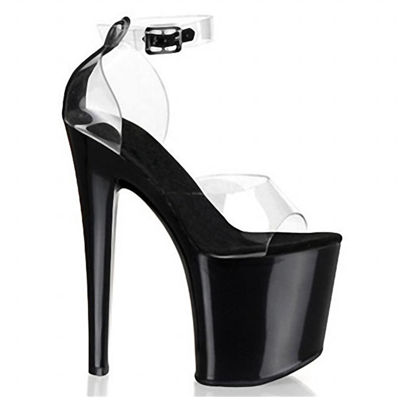26cm Sexy Super High Boots Peep Toe Pole Dance High Heels Nightclub Model Catwalk Platform Shoes Party shoes Summer Shoes