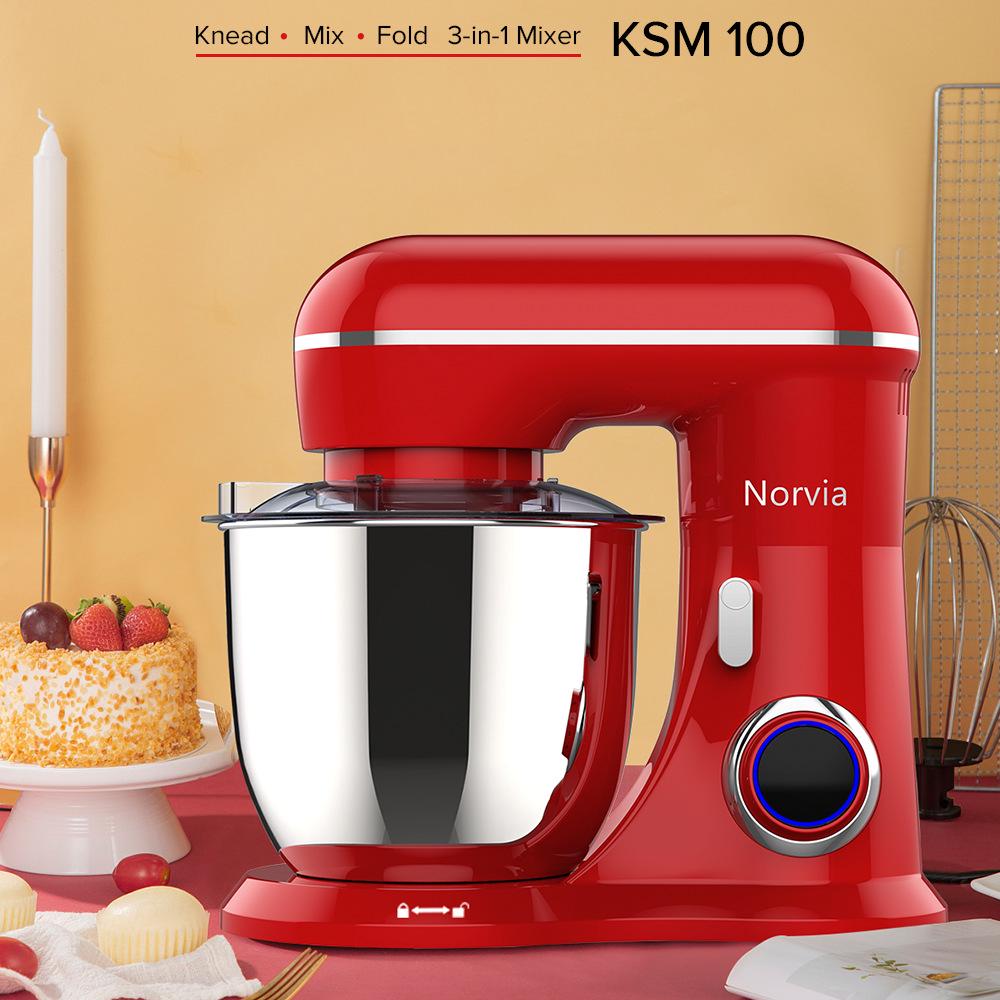 Multifunktions-Küchenmixer: Teigknetmaschine, Kuchen- & Fleischwolf, Babykost-Entsafter