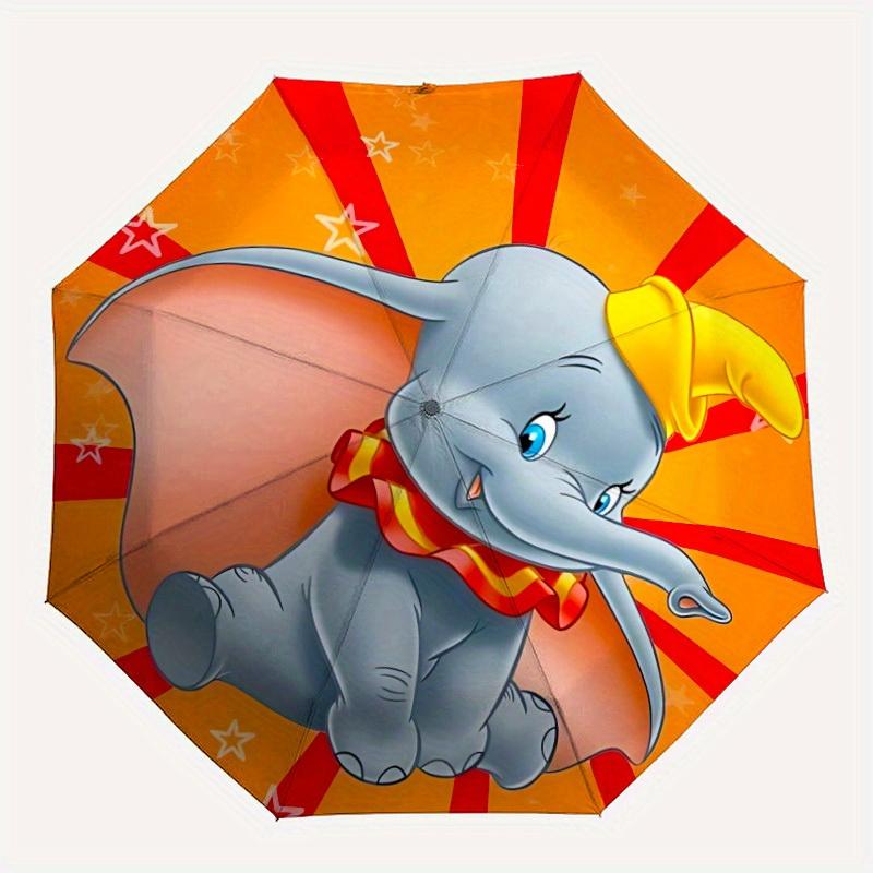

1pc Dumbo Elephant Automatic Open/close Folding Umbrella, Compact Portable Travel Umbrella, Perfect Gift for FriendsCute Umbrella yy250812068