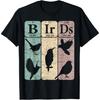 Birds Periodic Table Elements Birdwatching Ornithology T-Shirt(5)