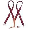 Leather Suspenders Man's Braces 4 Clips Adult Suspensorio Tirantes Hombre  Elastic strap 2.5*120cm