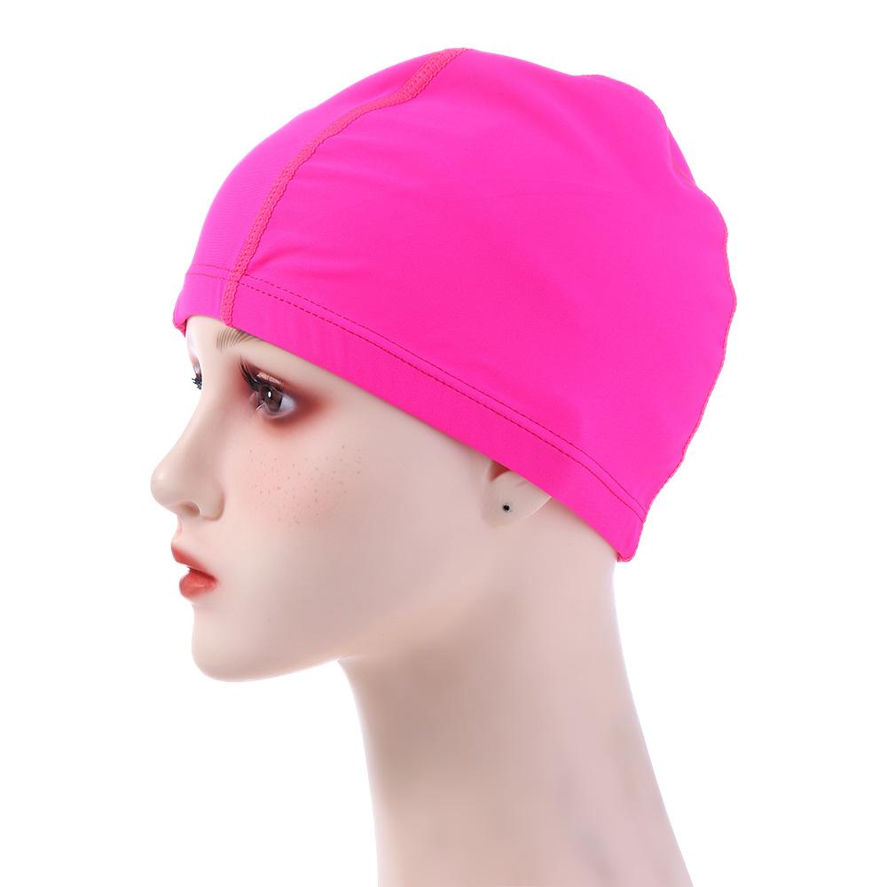 Waterproof Protect Ears Water Sport Elastic Nylon Bathing Caps Pool Hat Swimming Cap Swimming Hat