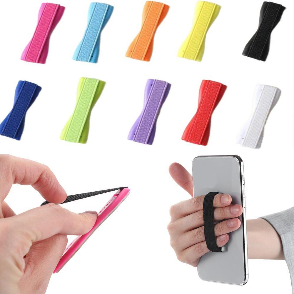 Elastic Sling Phone Holder Finger Strap One-Handed Operation Selfie Stick Wrist Strap For Mobile Phone Back Sticker Grip Holder
