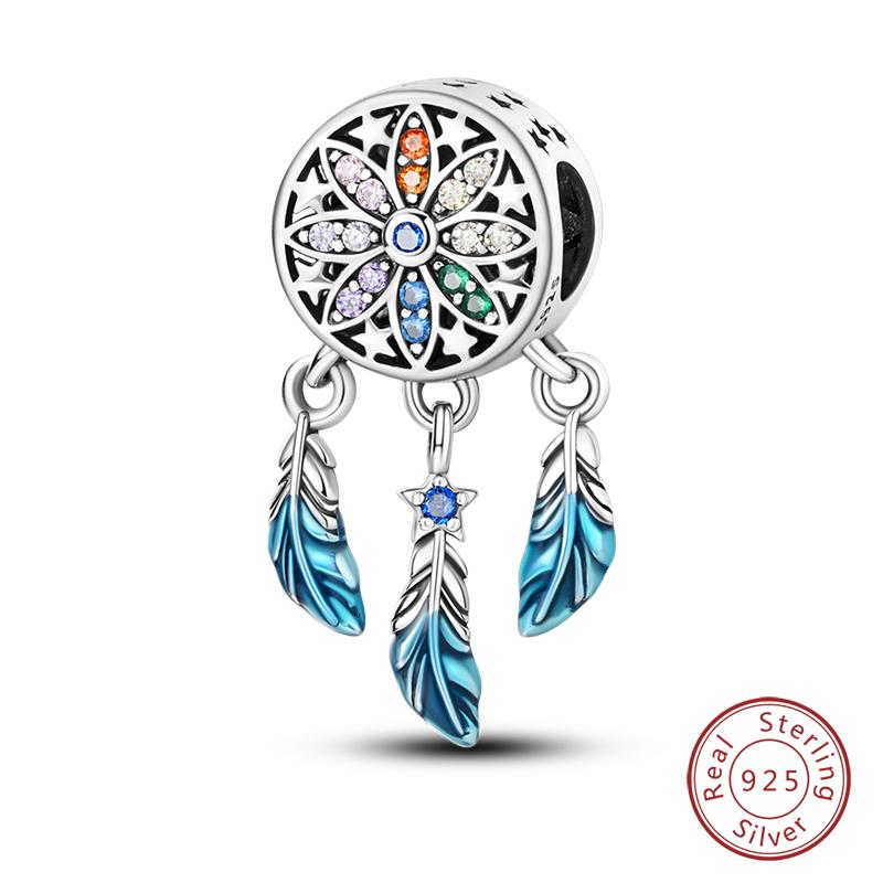 100% Copper Butterfly Fairy Dream Ocean Shell Pearl Mermaid Sea Turtle Sunflower Charms Beads Fit Qikaola Bracelets