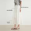 ELLE Women's Spliced A-Line Skirt