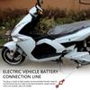 Cabo de conexão de bateria Fio de cobre com terminais para carro ATV Solar automotivo Cabos inversores de bateria de cobre estanhado