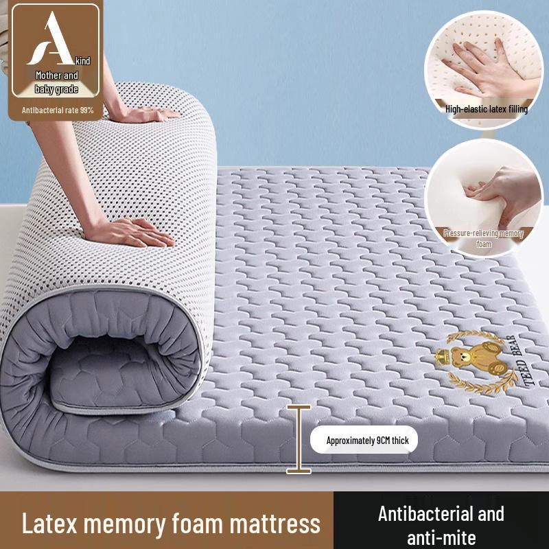 Latex Memory Foam Mattress Soft Pad for Home, Dorm, or Rental Use – Ideal for Single Tatami Beds