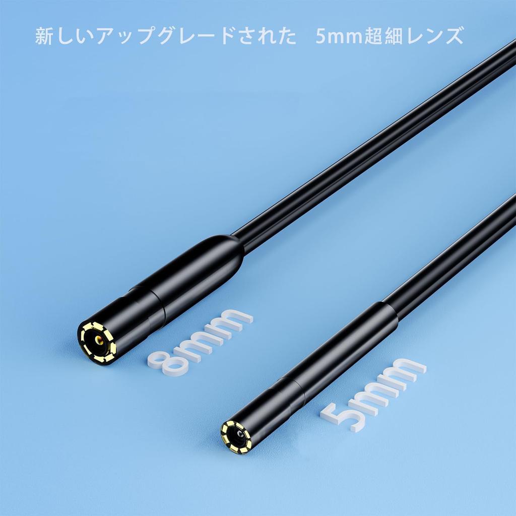 5mm Ultra-Fine Fiberscope Endoscope Camera 3.5 Megapixels Waterproof Industrial Endoscope