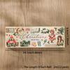 20 rolls Christmas Washi Tape Set Santa Clause Dcorative Tape (3 rolls Bronzing Tape) Scrapbooking Journaling Supplies