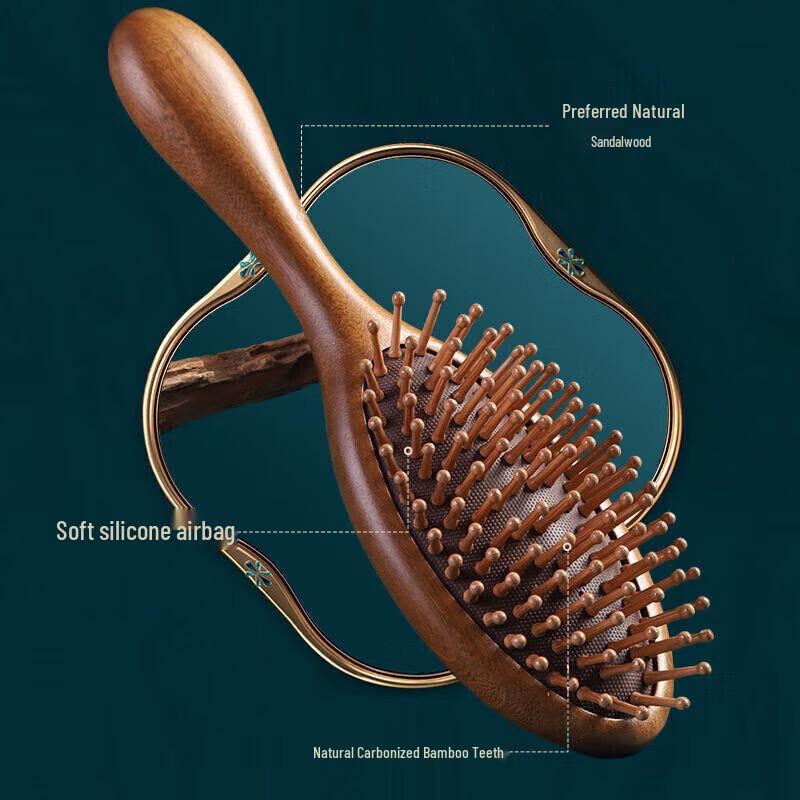 Bahaibird Sandalwood Air Cushion Massage Comb