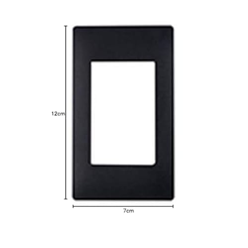 Panasonic Advance Series Switch Plate (1 Series) (Matte Black)