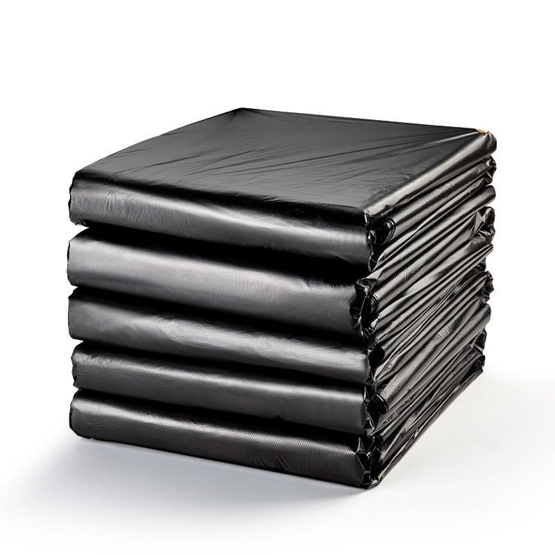 Extra Thick 240L Black Garbage Bags for Property Management, Catering, Hotel Sanitation - Large and Durable for Commercial Use