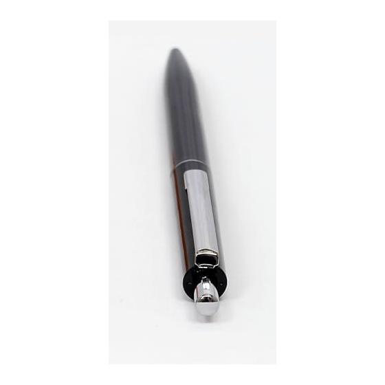 Recycled Leather B5 Book & Notebook Cover (Brown) with Knock-Type Mechanical Pencil (Black) - Since 1970 Set - T23-B5-005C-AP200S-B - Made in Japan,