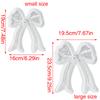 Beaded Nailed Sequins Bowknot Shape Cute Applique for Make Costume Shirt Sewing Supply Patches Sweater Corsages Decors